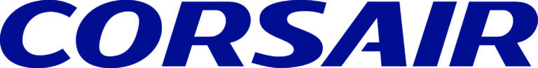 corsair logo bleu
